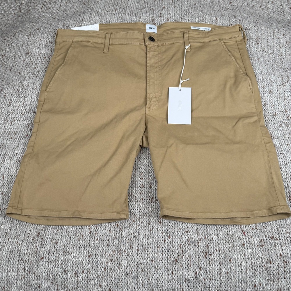 Edwin Mason Shorts Endurance Thermal Moisture Wicking‎ Beige Size 40